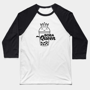 Bubble Tea - Boba Queen Baseball T-Shirt